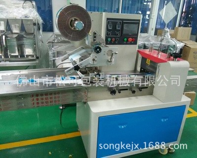 全自动饼干包装机曲奇饼干独立包装机落饼器夹心饼干自动包装机图3
