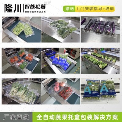 全自动蔬菜水果包装机农业基地玉米包装机超市社区蔬菜套袋打包机图5