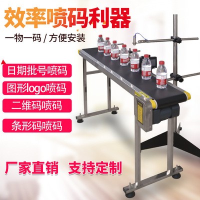 喷码机小型喷码流水线全自动喷码打码机小字符喷码全自动图3