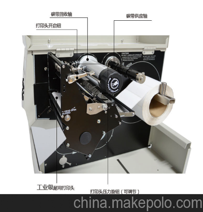 斑马105SLplus 300dpi不干胶条码打印机工业标签打印机图2