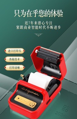 精臣b21服装吊牌标签打印机珠宝超市蛋糕面包店饰品打码机小型图2