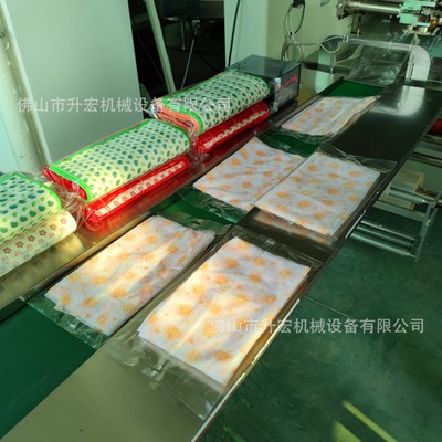 洗碗布包装机 隔热布包装机加棉厨房 加密洗碗巾包装机图4