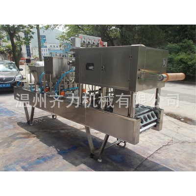 全自动灌装封口机 连续八宝粥灌装封口机 奶茶液体酸奶封口机图2