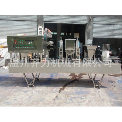 全自动灌装封口机 连续八宝粥灌装封口机 奶茶液体酸奶封口机图4
