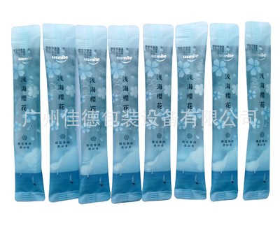 广州佳德生产厂家异形袋背封圆角漱口水包装机多列异形包装机图2