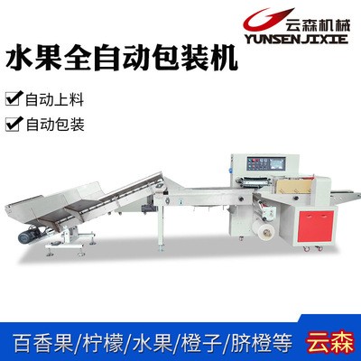 柠檬打包机水果包装机新鲜橙子柑橘全自动套袋多功能包装机厂家图2