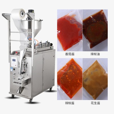 全自动定量液体包装机 膏体蜂蜜灌装机 袋装辣椒油调味酱料包装机图3
