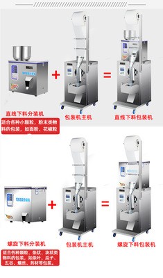 全自动颗粒粉末包装机三边封茶叶干果五谷杂粮自动称重背封包装机图4