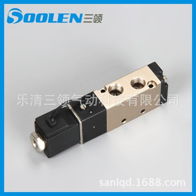 厂家4V110-06出线气动电磁阀二位五通换向控制阀DC24V AC220V图4