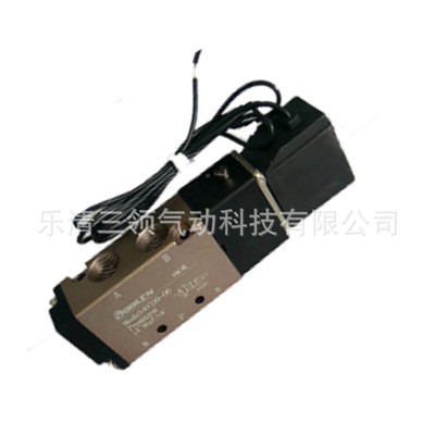 厂家4V110-06出线气动电磁阀二位五通换向控制阀DC24V AC220V图2