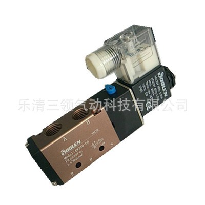 气动电磁控制阀 4V210-06/08二位五通换向阀单线圈AC220V/DC24V图3