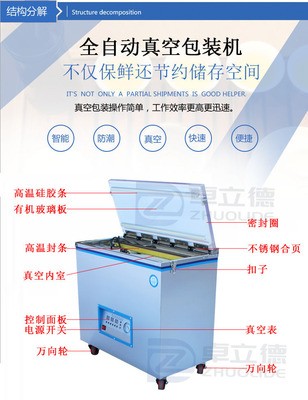 HR-660米砖食品大米米砖抽真空机包装机封口机真空包装机干湿两用图2