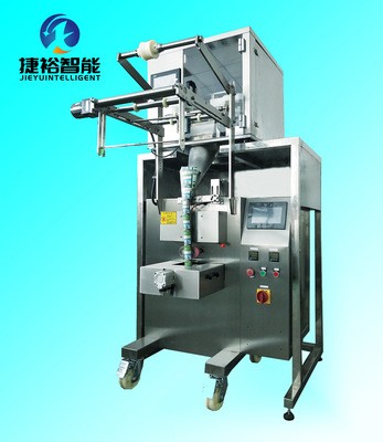 大型三边封定量液体包装机 液体调味料包装机 液体自立袋包装机图2