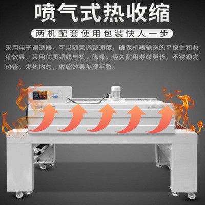 全自动鸡蛋托盒封切收缩机化妆品盒热收缩膜覆膜机POF薄膜塑封机图3