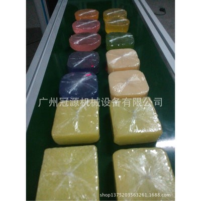 保鲜膜香皂包装机 手工皂PE拉伸膜包装机 透明膜香皂包装机图4