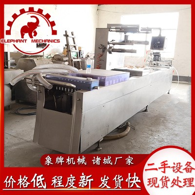 二手拉伸膜包装机 卤蛋鸭蛋连续真空打包设备 泡脚凤爪封口机图2
