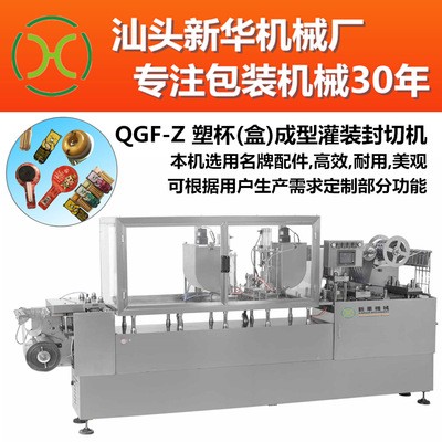 大尺寸泡罩全自动饼干糖果巧克力铝箔版包装机塑盒成型灌装封切机图2