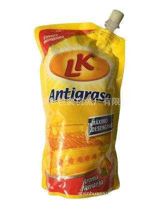 ZLA 半自动自立袋吸嘴袋灌装旋盖机用于饮料酱料等液体膏体的包装图4