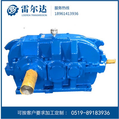 实体厂家现货供应直角垂直轴减速机 DCY450系列l螺旋锥齿轮减速箱图2
