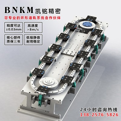 【专业定制】BNKM-CRP 环形导轨 自动化输送线 滚轮导轨