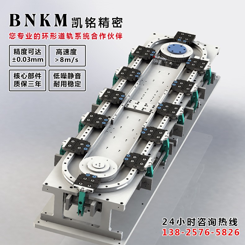 【专业定制】BNKM-CRP 环形导轨 自动化输送线 滚轮导轨图4