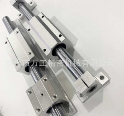 万工机械sbr12导轨铝开口滑块直线圆柱导轨厂家直销可订做非标件图5