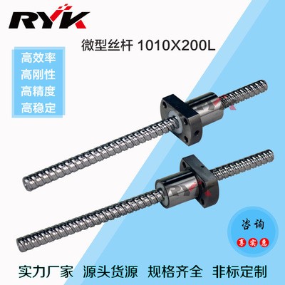 微型丝杆1005/1010 精度高滚珠丝杆 坚固耐磨实用丝杠螺母螺杆图4