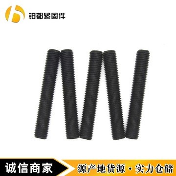 高强度梯形扣丝杠 4.8级全扣丝杆 全螺纹螺柱 1米-3米正反扣牙条图4