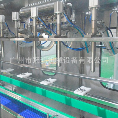 洗涤剂称重式液体罐装机蜂蜜洗衣液膏体定量灌装机瓶装生产线设备图2