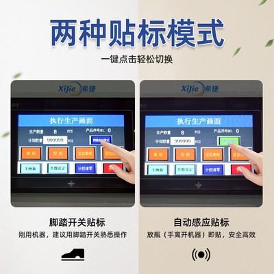 希捷圆瓶贴标机全半自动酒瓶圆形双面玻璃瓶化妆品不干胶贴标签机图2