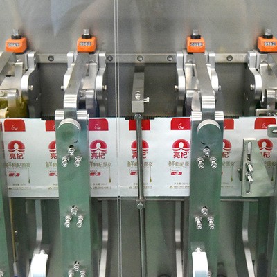透明质酸钠复合肽异形袋包装机 保健品异形袋液体全自动包装机图2