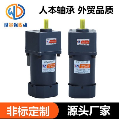 威尔强定速电机220v齿轮定速马达6-300W厂家销售微型交流齿轮电机图4