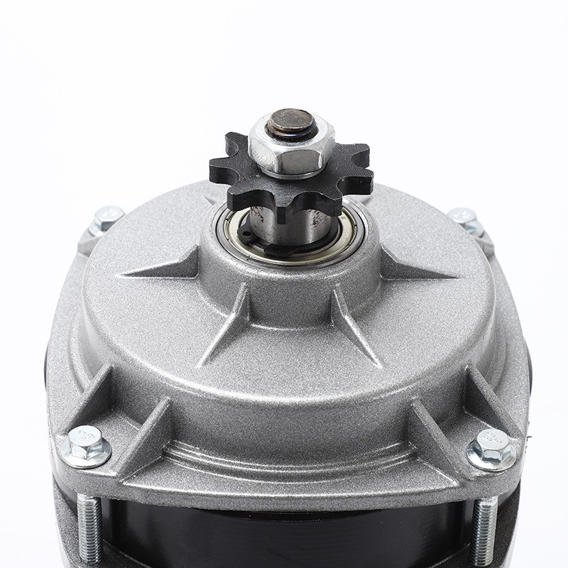 厂家直购48V 500W有刷直流减速电机 低噪音电动机 永磁中置电机图2