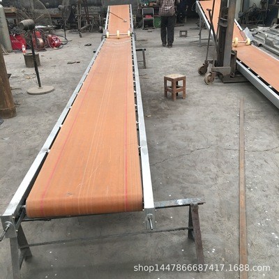水泥仓库装车单项电皮带输送机 下乡装卸农资化肥折叠皮带输送机图2