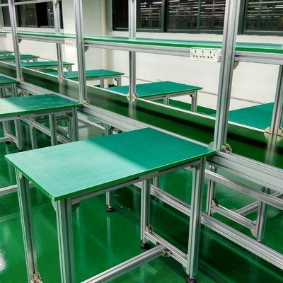 厂家生产双边生产流水拉线 防静电皮带流水线 皮带自动化流水拉线图2