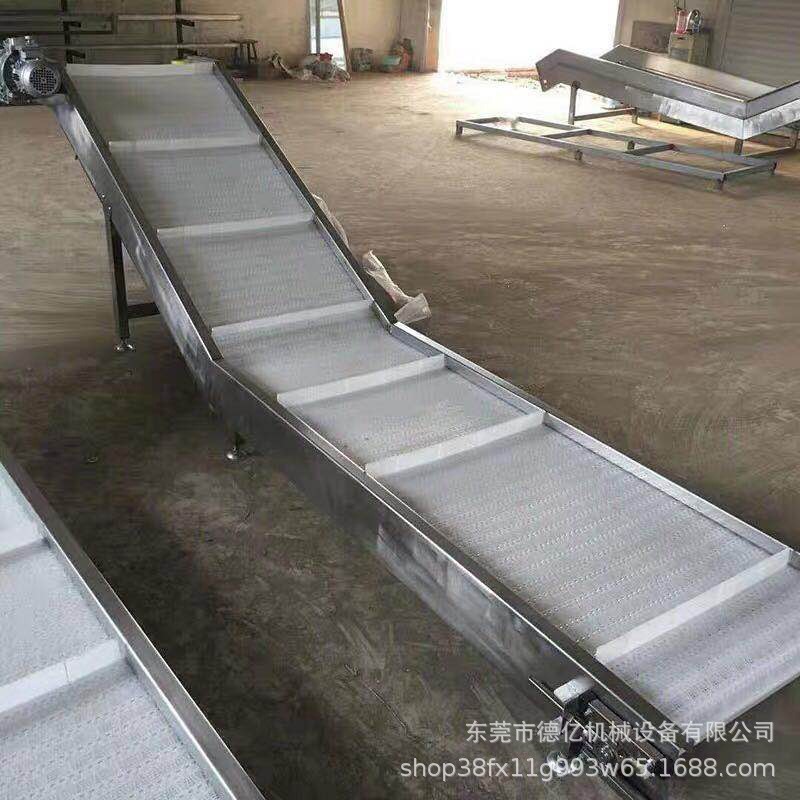厂家直供网链式输送机 链板式输送机 不锈钢网带重型线耐热提升机图3