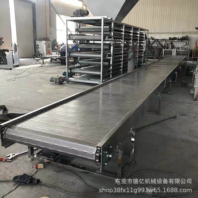 厂家直供网链式输送机 链板式输送机 不锈钢网带重型线耐热提升机图4