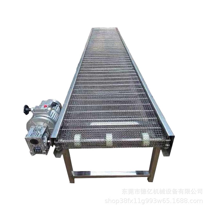厂家直供网链式输送机 链板式输送机 不锈钢网带重型线耐热提升机图2
