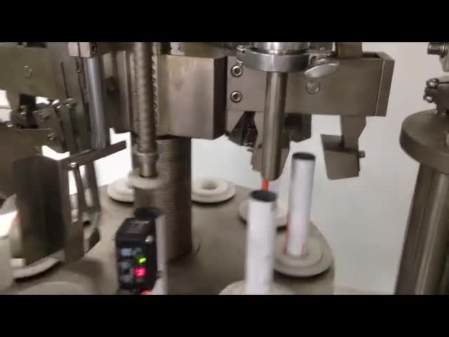 灌装封尾机塑料软管铝管全自动灌装机牙膏胶水果汁饮料灌装封尾机图4
