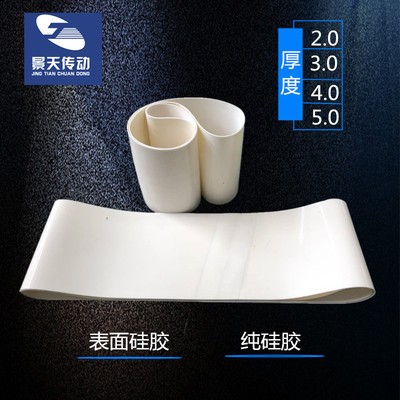 SIR耐高温输送带 耐热硅胶输送带 钢化炉耐温180度硅胶带图3