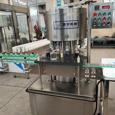 液体灌装机 酒水灌装机 12头电子定量白酒黄酒灌装机厂家定制图2
