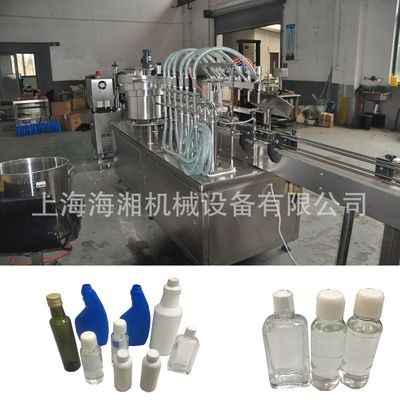 上海工厂直销全自动液体灌装机液体灌装生产线贴标机旋盖机图2