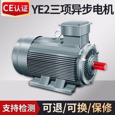支持做卧式三相异步电动机160L-6极 全铜YE2三相异步电机图2