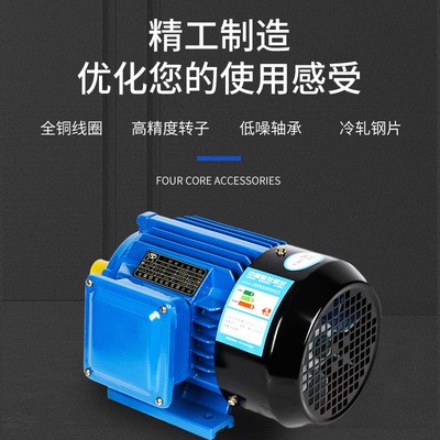 出口品质大量现货批发0.25KW1.5KW4极中速三相全铜电机经CCC认证图4