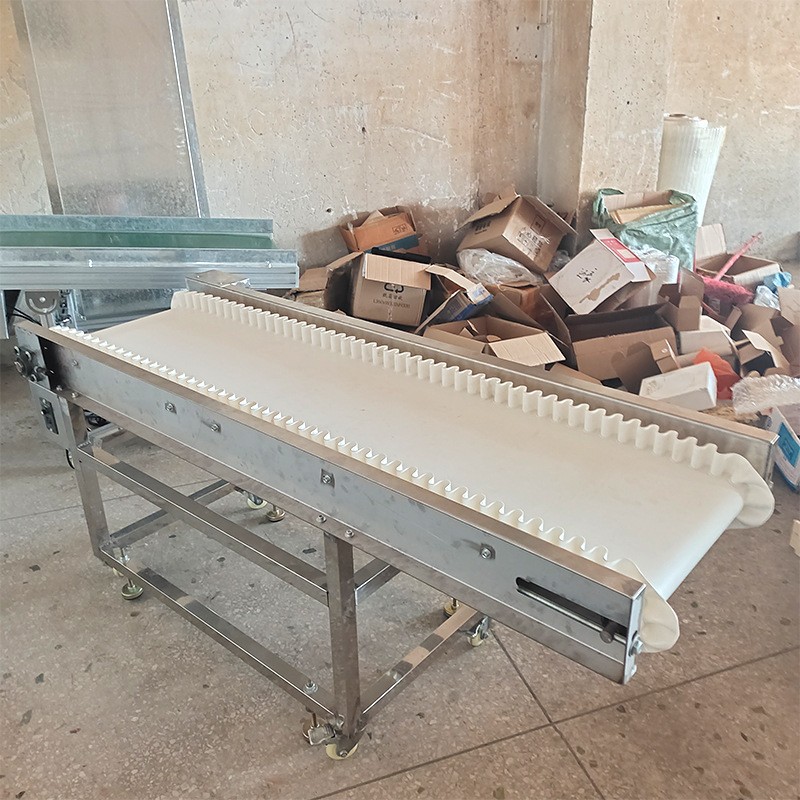 厂家生产小型食品输送机 白色PU皮带输送机不锈钢输送机定做电议图2