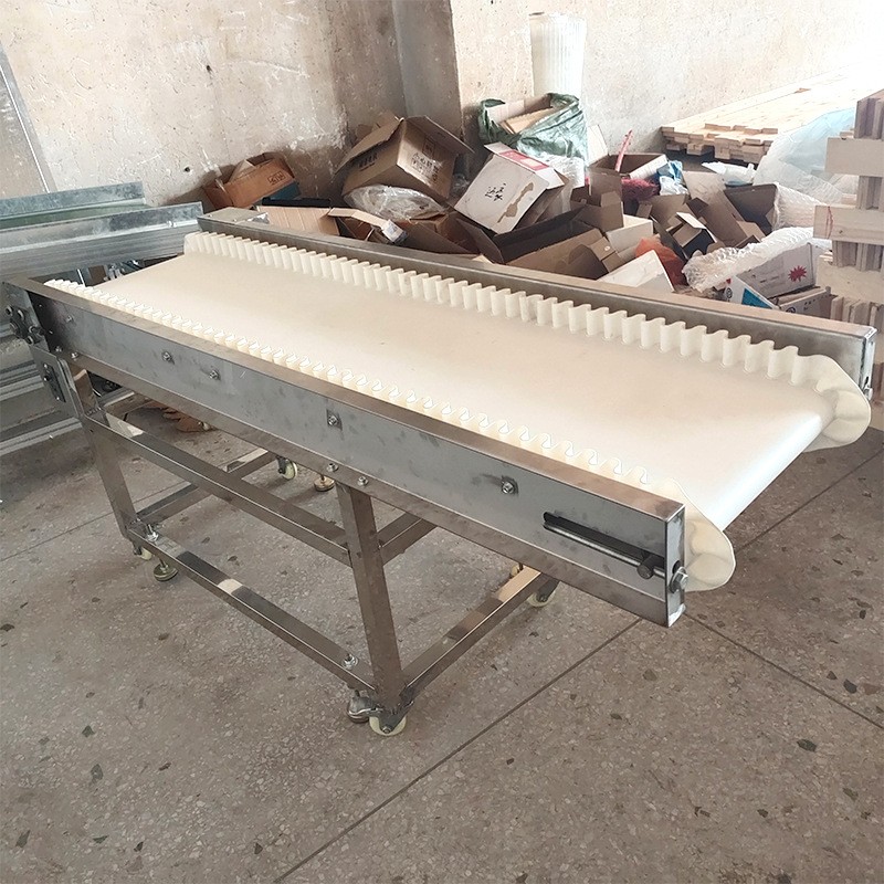 厂家生产小型食品输送机 白色PU皮带输送机不锈钢输送机定做电议图4