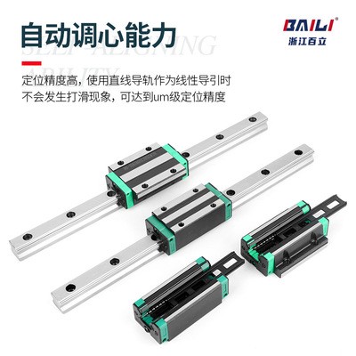 加长直线滑块导轨HGH20HA方型法兰国产线轨滑台线性轴承滑轨轨道图3