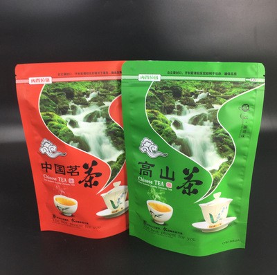 厂家直销 现货茶叶包装袋 通用款茶叶自封袋150g250g凤凰茶包装袋图3