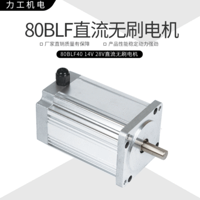 【力工机电】80BLF40 14V/28V无刷电机 定制IP65电机图2