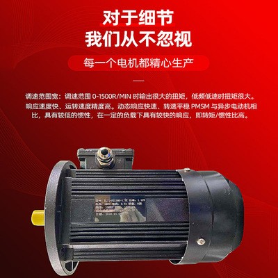 厂家供应三相稀土永磁同步电机风冷220-380V变频启动永磁同步电机图3